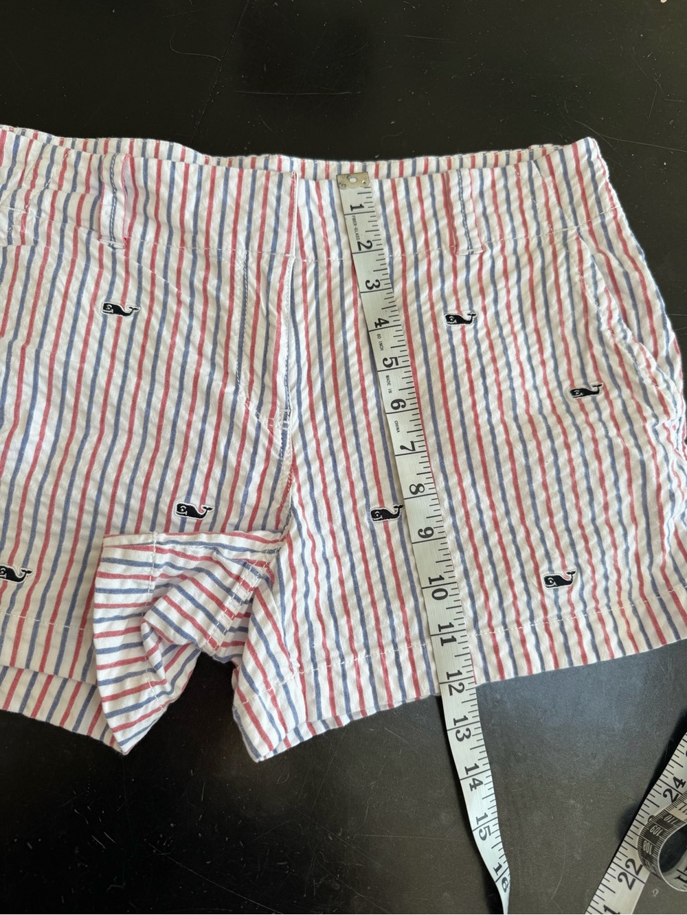 EUC Vineyard Vines striped whale shorts 8 - Picture 6 of 7